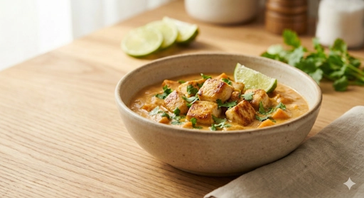 Süßkartoffel-Kokos-Ingwer-Suppe